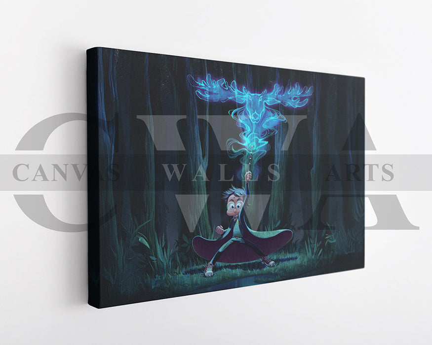 Harry Potter Patronus Canvas Wall Art