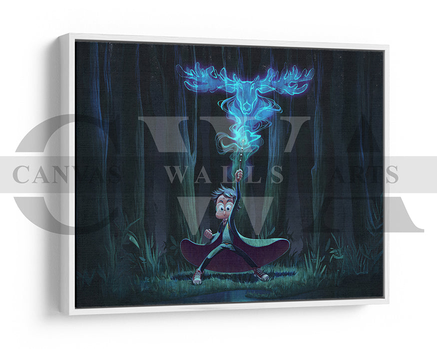 Harry Potter Patronus Canvas Wall Art