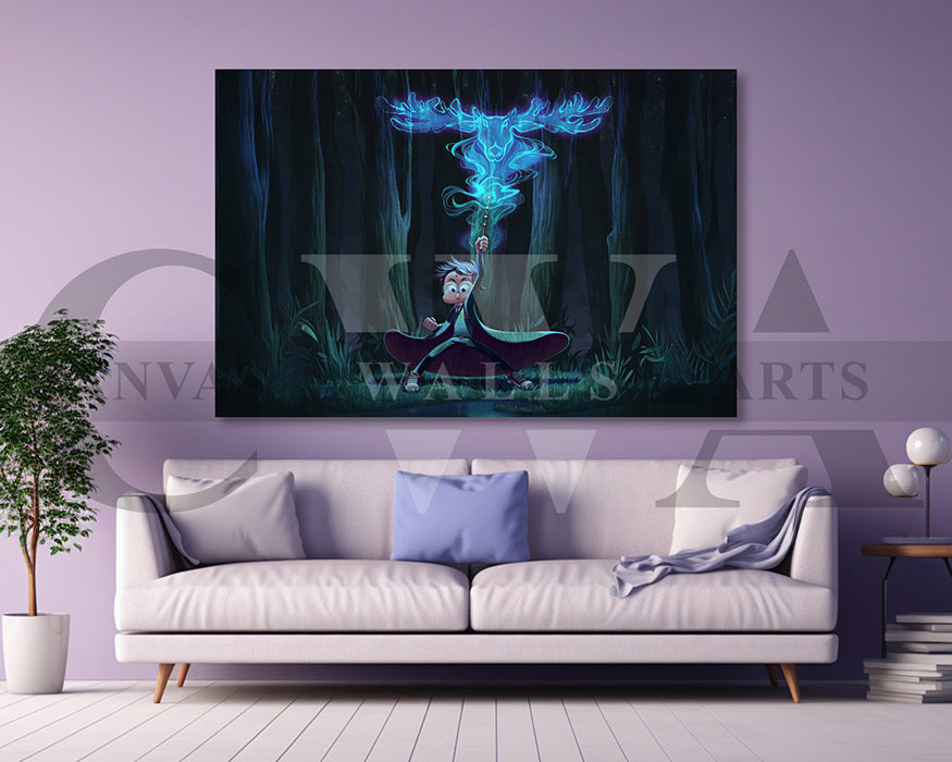 Harry Potter Patronus Canvas Wall Art