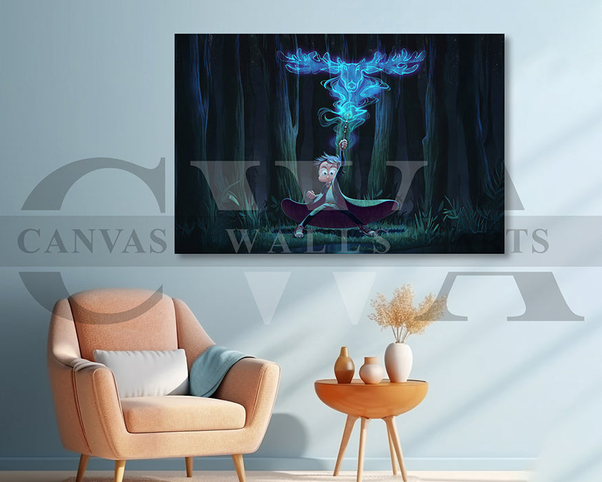 Harry Potter Patronus Canvas Wall Art