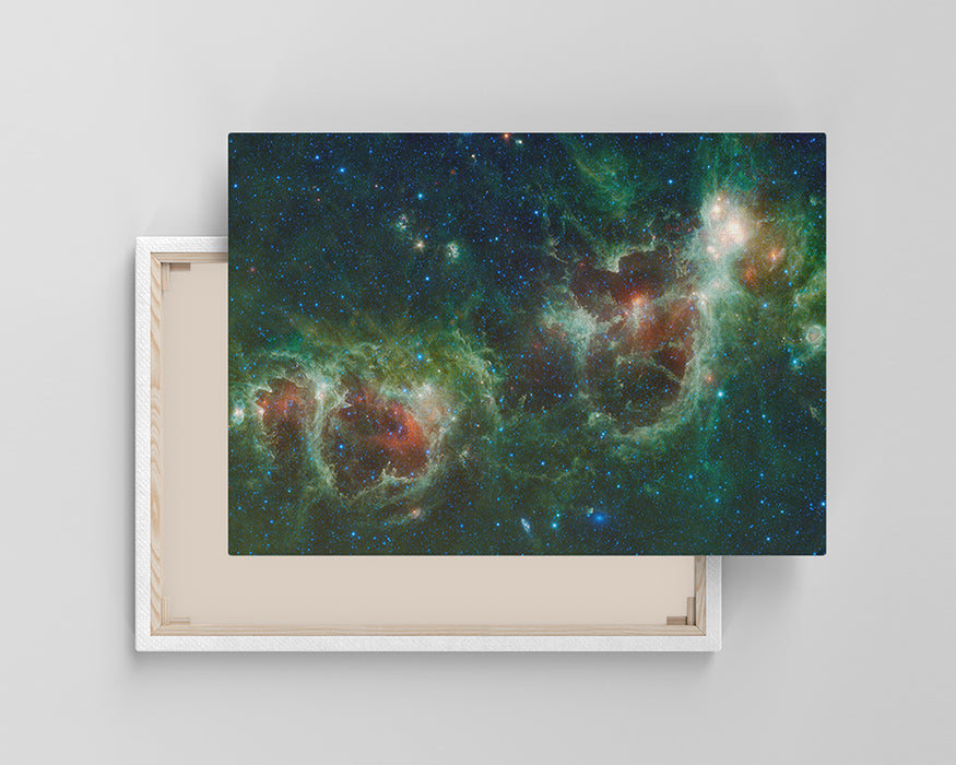 Heart and Soul Nebula Canvas Wall Art Galaxy Wall Decor