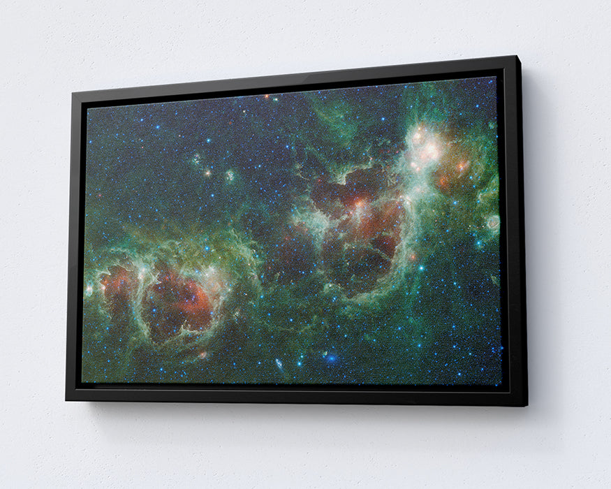 Heart and Soul Nebula Canvas Wall Art Galaxy Wall Decor
