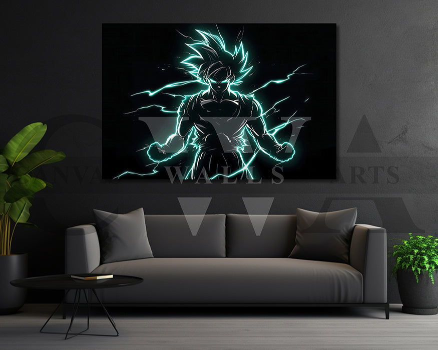 Hero Of Earth Goku Canvas Wall Art