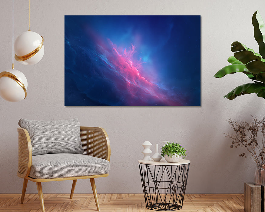 Hot Pocket Canvas Wall Art Galaxy Poster Print Deep Space Nebula Decor