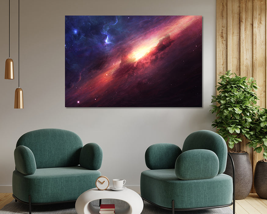 Hot Pocket Canvas Wall Art Galaxy Poster Print