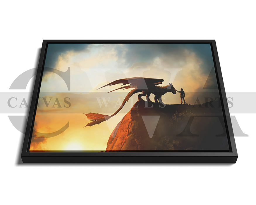 How To Train Your Dragon Canvas Wall Art