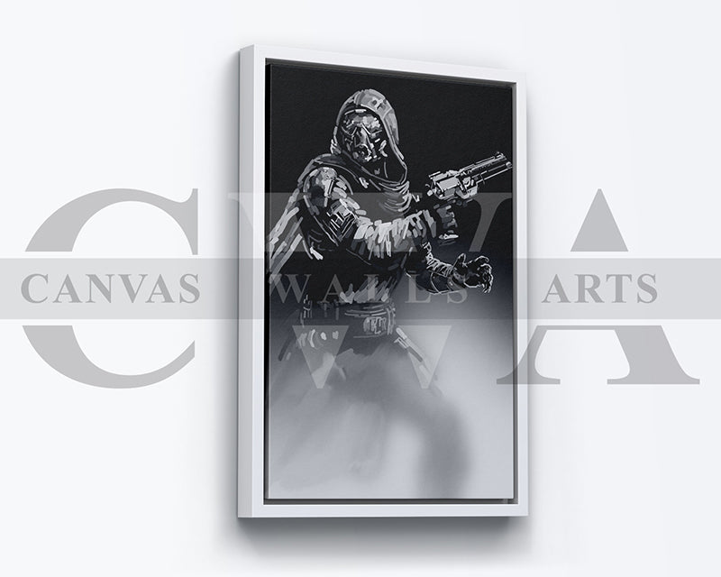 Hunter Canvas Wall Art Abstract Movie Poster