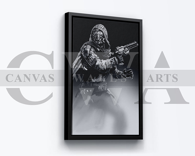 Hunter Canvas Wall Art Abstract Movie Poster