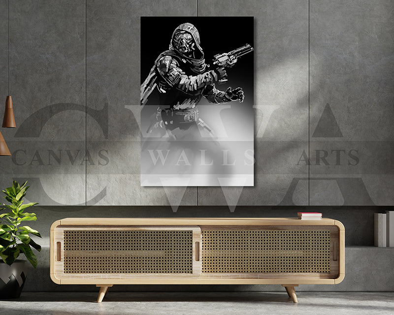 Hunter Canvas Wall Art Abstract Movie Poster