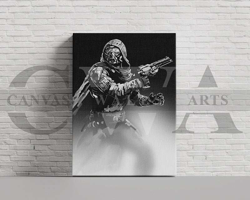 Hunter Canvas Wall Art Abstract Movie Poster