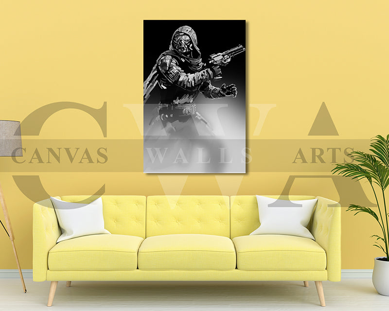 Hunter Canvas Wall Art Abstract Movie Poster