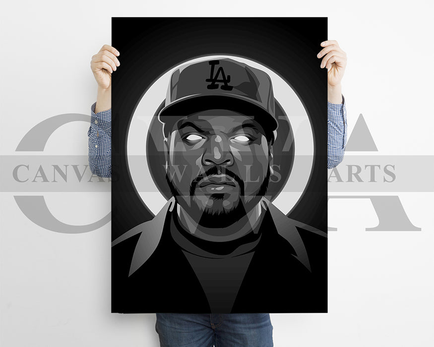 Ice Cube American Rapper Canvas Wall Art
