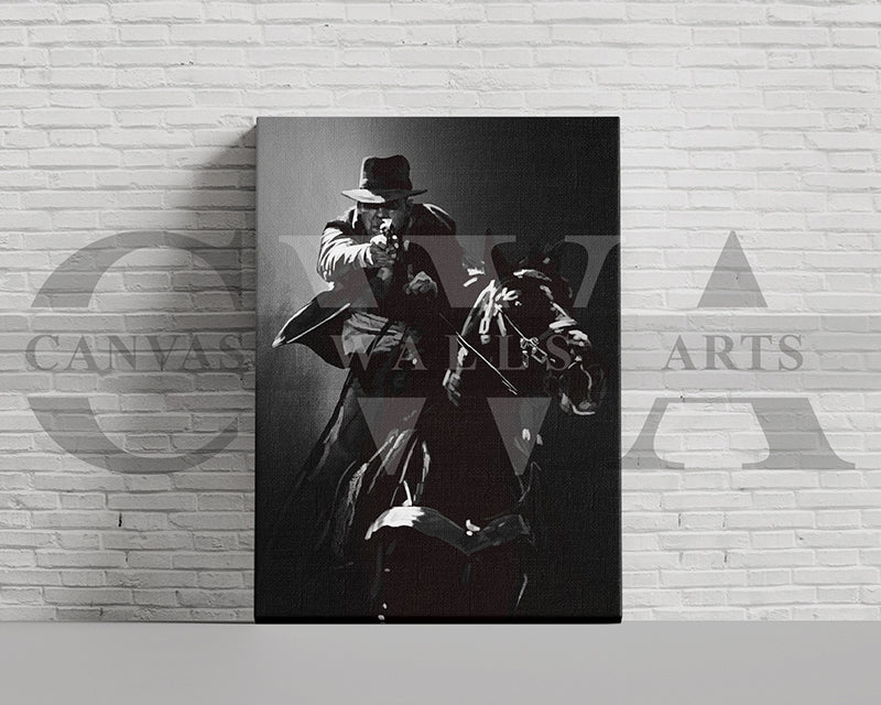 Indiana Jones Canvas Wall Art Abstract Movie Poster