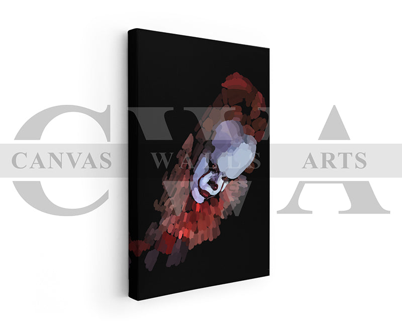 It Canvas Wall Art Abstract Movie Poster