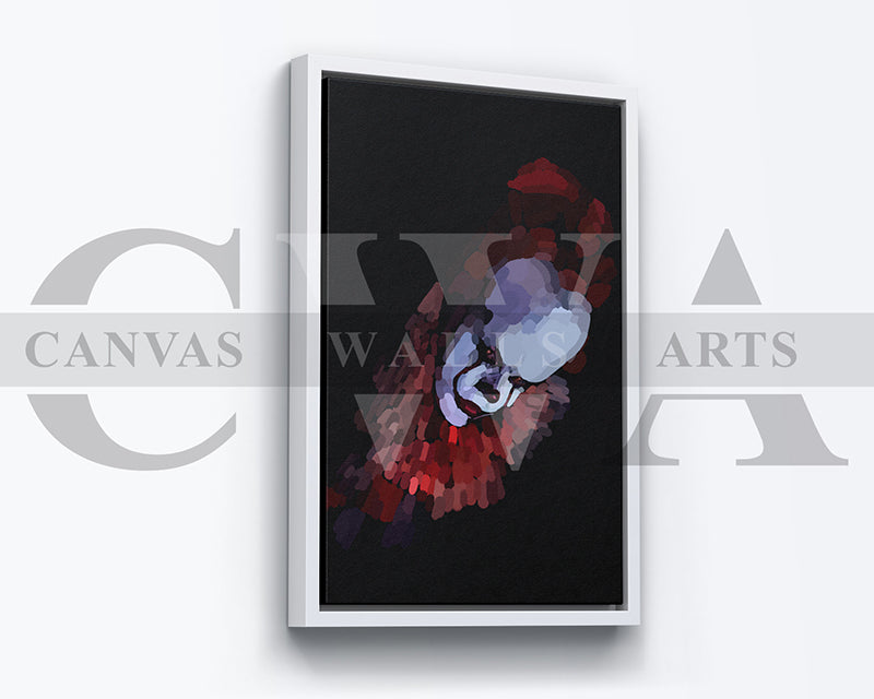 It Canvas Wall Art Abstract Movie Poster