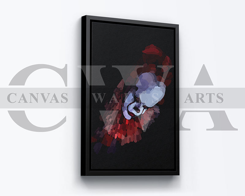 It Canvas Wall Art Abstract Movie Poster