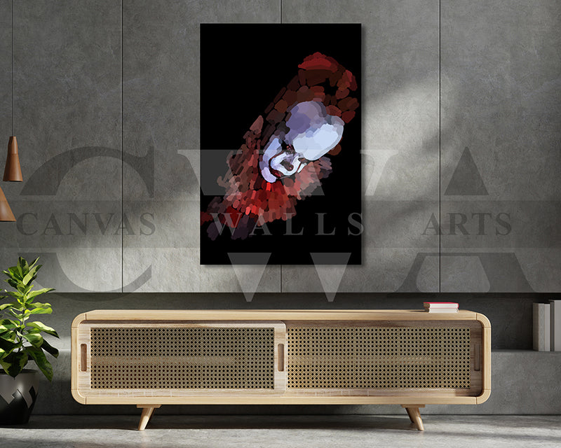 It Canvas Wall Art Abstract Movie Poster