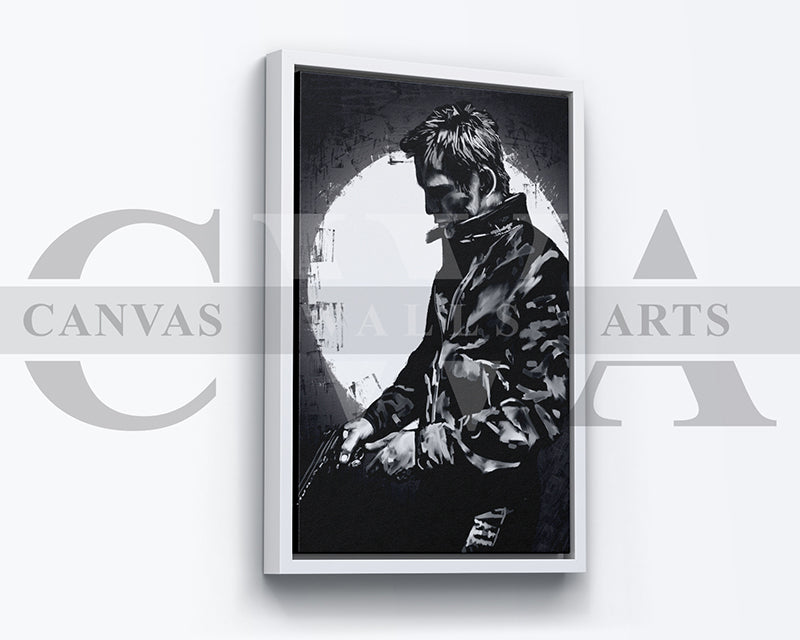 James Bond Canvas Wall Art Abstract Movie Poster