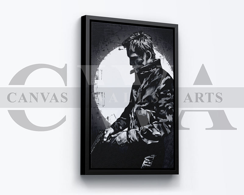 James Bond Canvas Wall Art Abstract Movie Poster