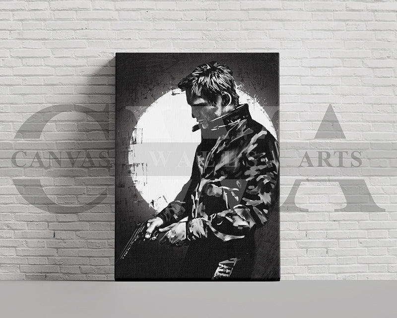 James Bond Canvas Wall Art Abstract Movie Poster