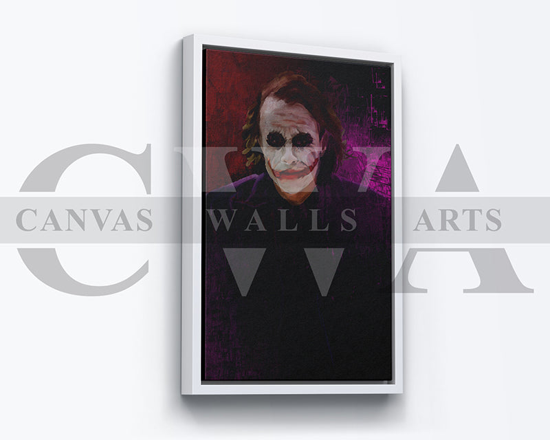 Jocker Canvas Wall Art Abstract Movie Poster