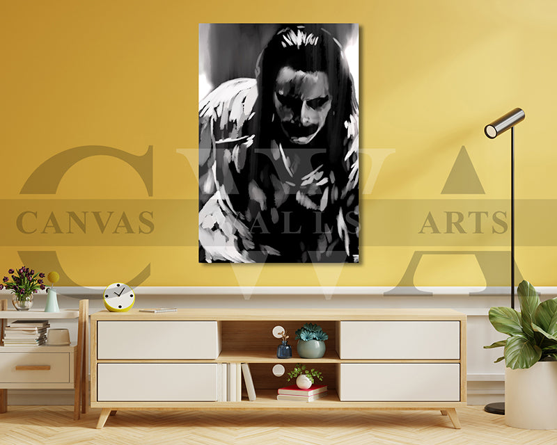 The Jocker Canvas Wall Art Abstract Movie Poster
