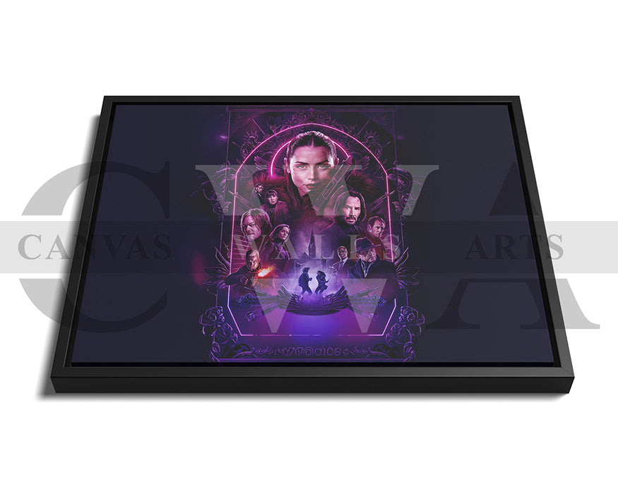 John Wick Ballerina Canvas Wall Art