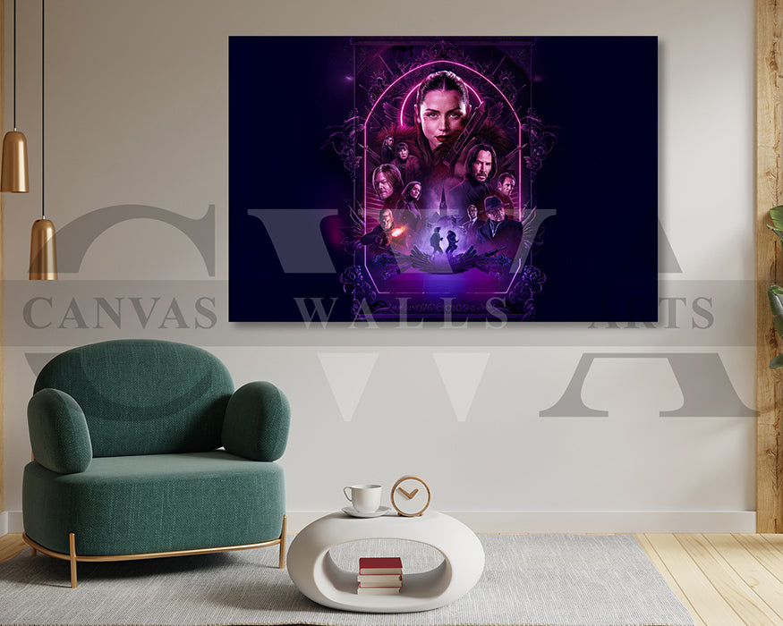 John Wick Ballerina Canvas Wall Art