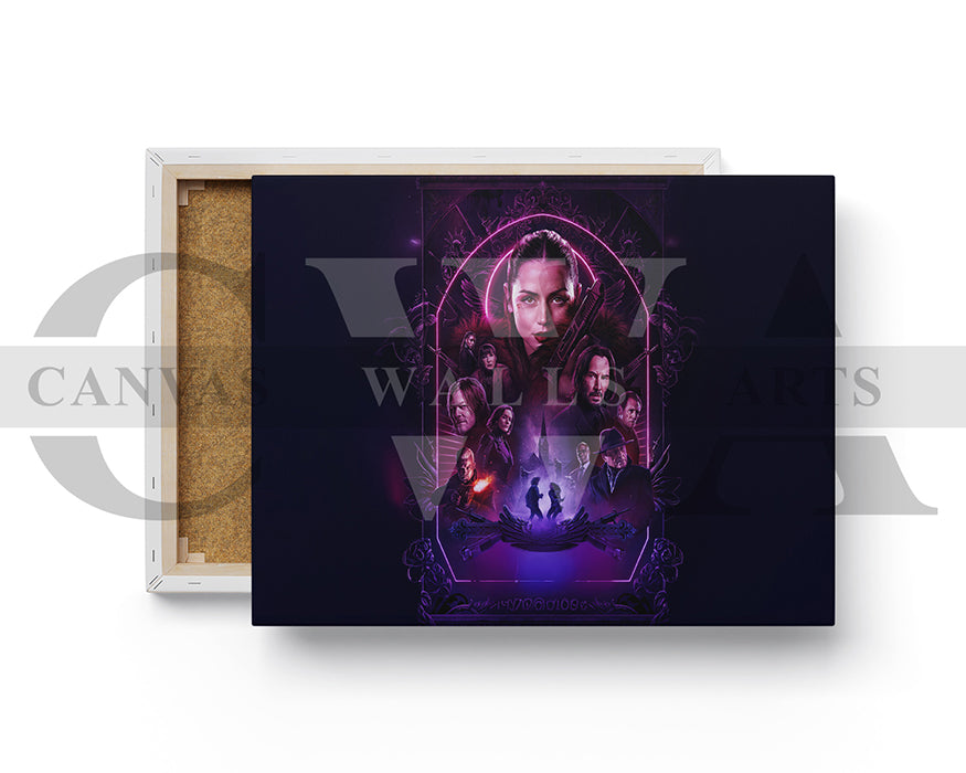John Wick Ballerina Canvas Wall Art