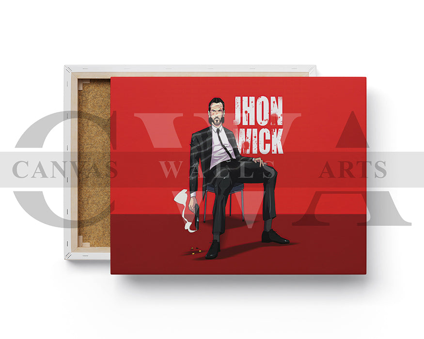 John Wick Canvas Frame