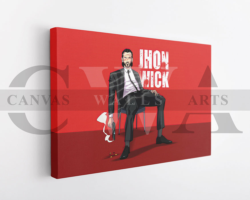 John Wick Canvas Frame