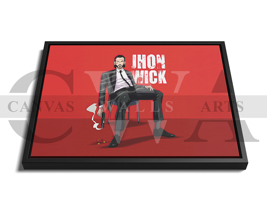 John Wick Canvas Frame