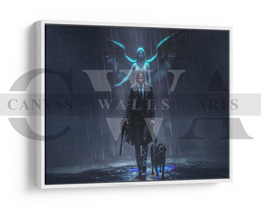 John Wick Canvas Wall Art Movie Poster Print