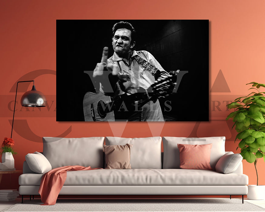 Johnny Cash Canvas Wall Art