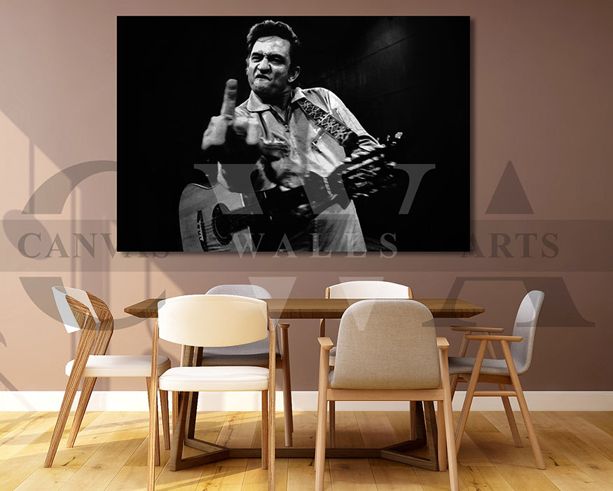 Johnny Cash Canvas Wall Art