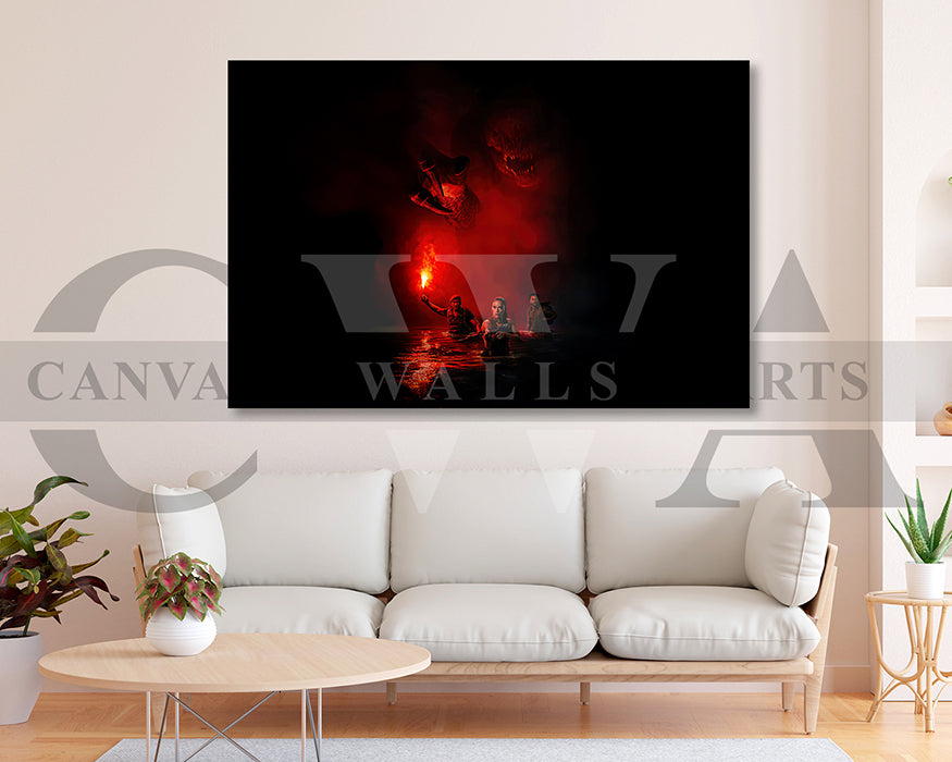 Jurassic World Rebirth Canvas Wall Art
