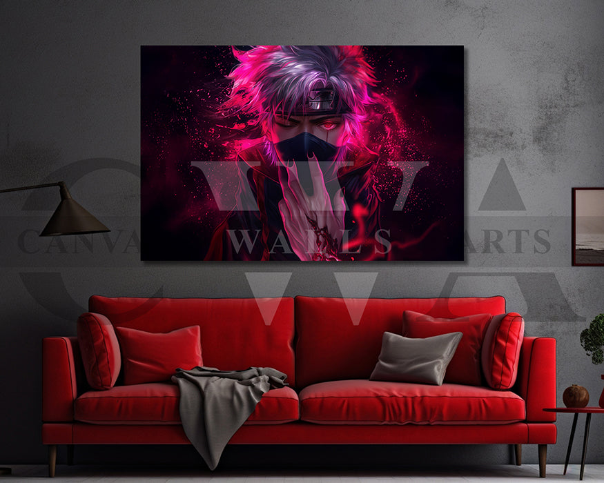 Kakashi Hatake The Ninja Canvas Wall Art