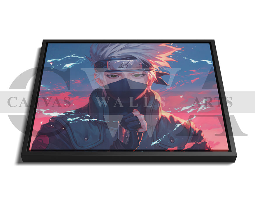 Kakashi Hatake The Sharingan Warrior Canvas Wall Art