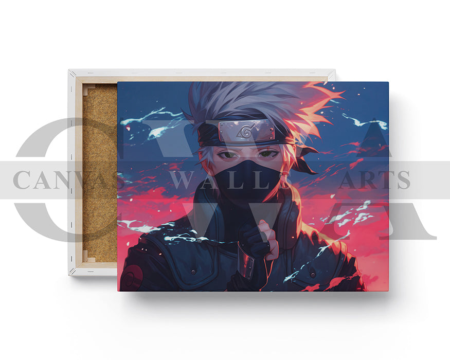 Kakashi Hatake The Sharingan Warrior Canvas Wall Art