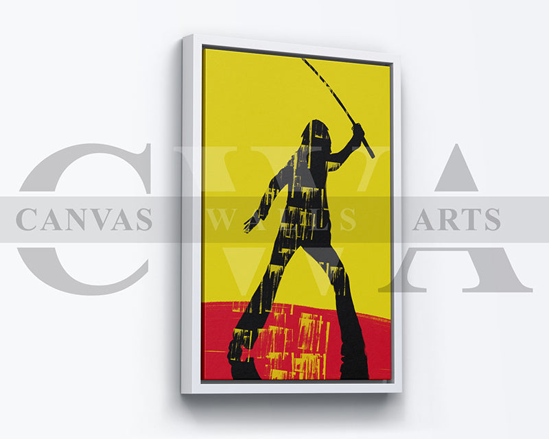 Kill Bill Canvas Wall Art Abstract Movie Poster