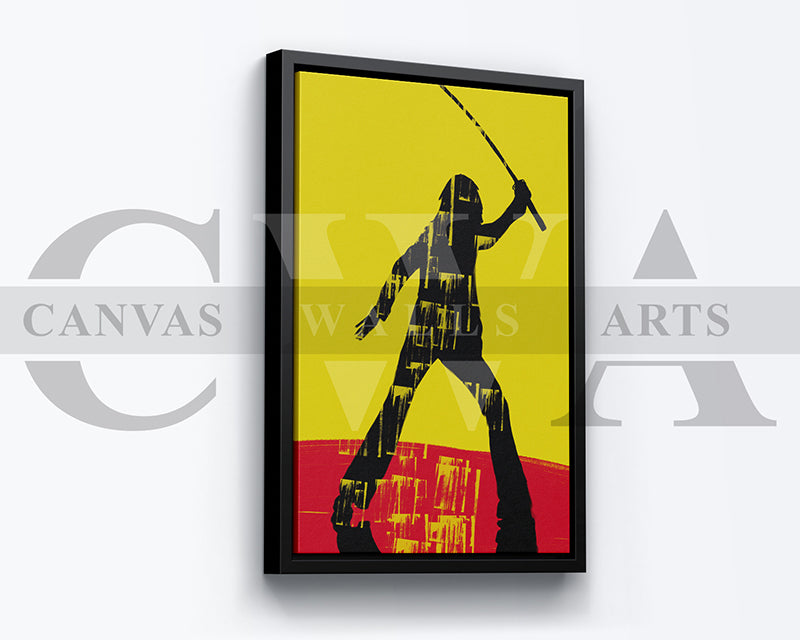 Kill Bill Canvas Wall Art Abstract Movie Poster