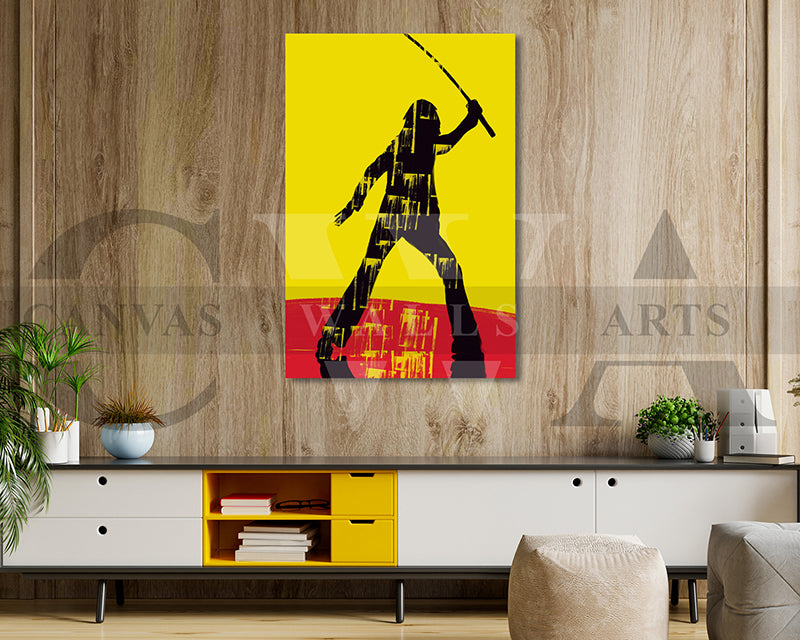 Kill Bill Canvas Wall Art Abstract Movie Poster
