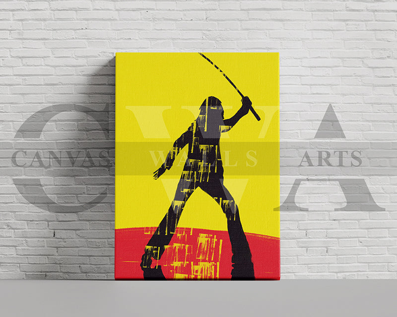 Kill Bill Canvas Wall Art Abstract Movie Poster