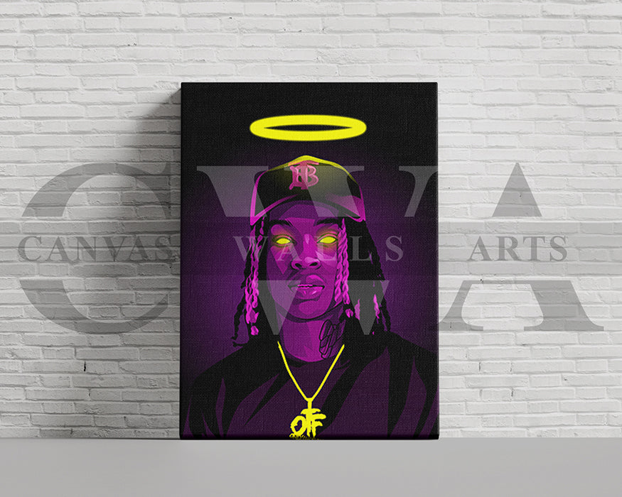 King Von Canvas Wall Art
