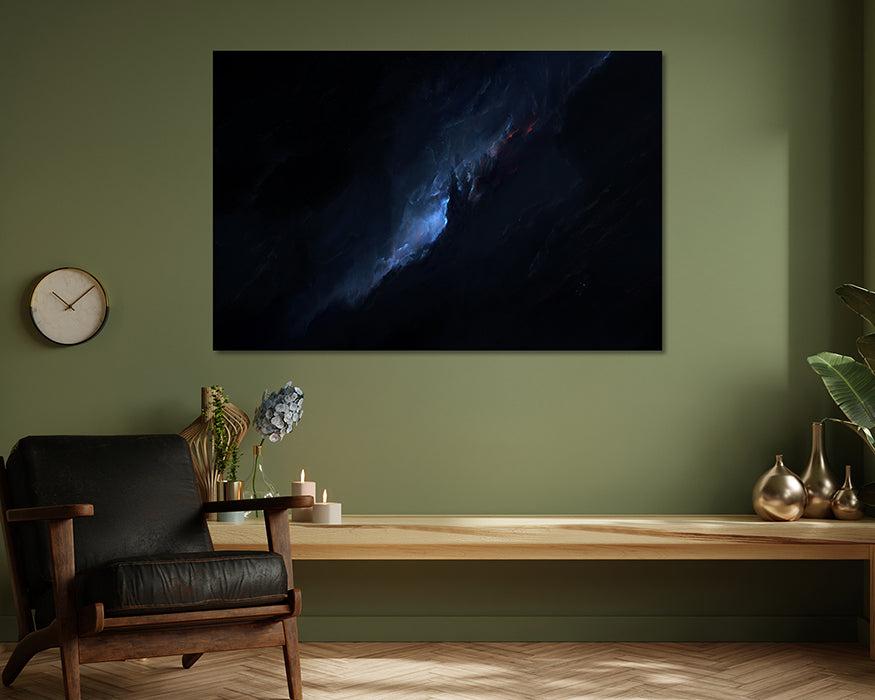 Klyck Nebula Canvas Wall Art Galaxy Poster Print