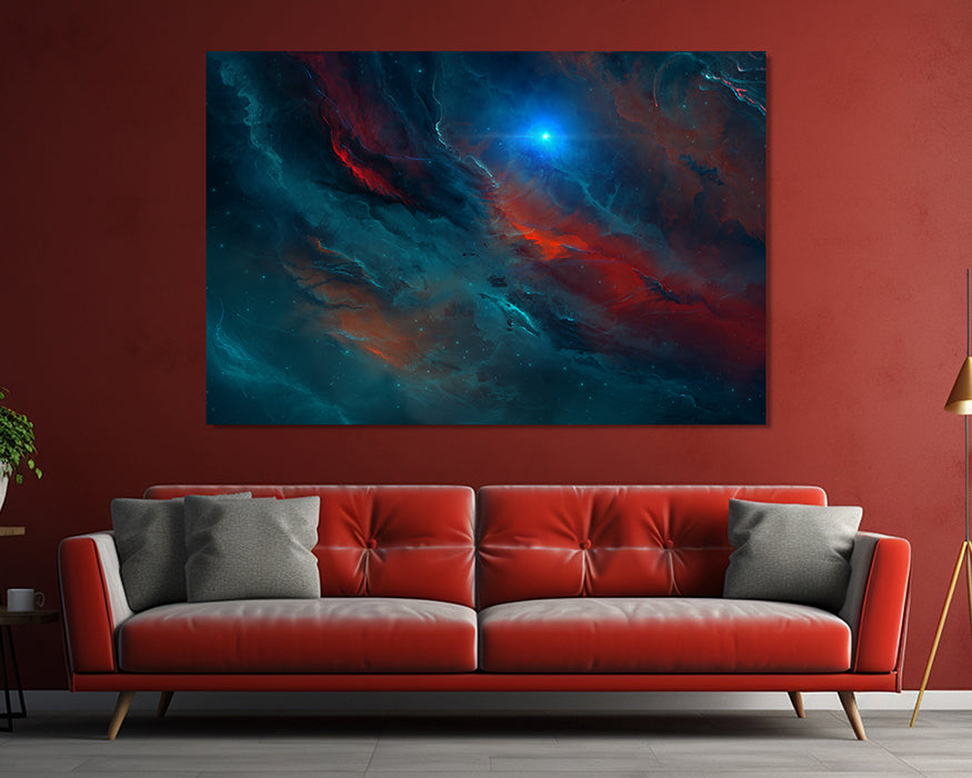 Krauss Nebula Canvas Wall Art Galaxy Art Print