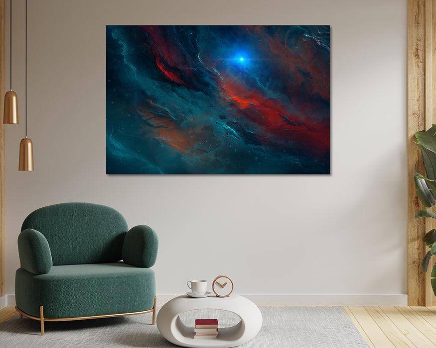 Krauss Nebula Canvas Wall Art Galaxy Art Print