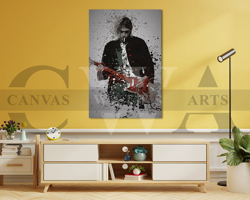 Kurt Cobain Canvas Wall Art