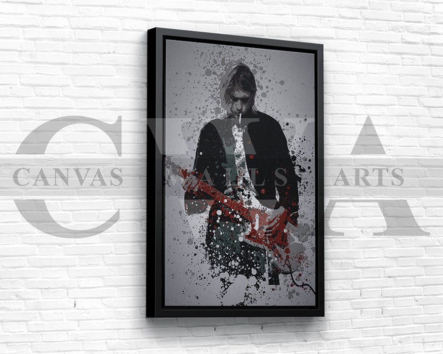 Kurt Cobain Canvas Wall Art