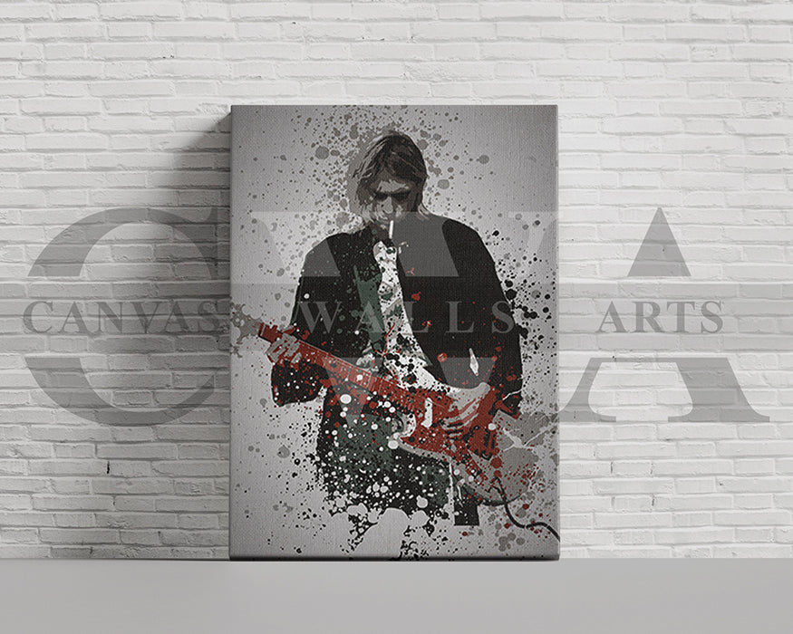 Kurt Cobain Canvas Wall Art